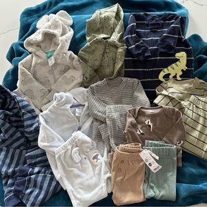 Assorted Baby Clothing Set with Animal Prints 6months